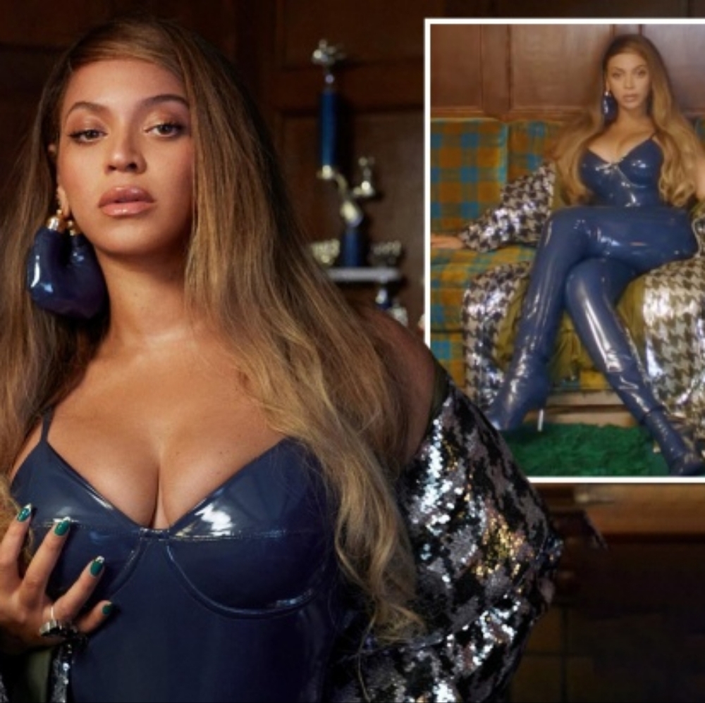 New! 3x [Adidas x Ivy Park] Navy Blue Latex Bodysuit -True to size -Stretchy